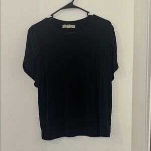 Michael Kors Black Blouse with Relaxed Fit